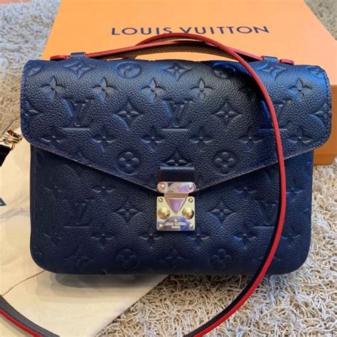 blue lv pouch|Lv pochette monogram.